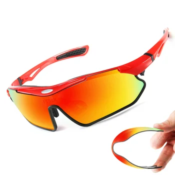 

Polarized Cycling Glasses Unisex TR90 Bicycle Sunglasses Outdoor Sport MTB Fishing Running Cycling Bike Eyewear 5 Lens