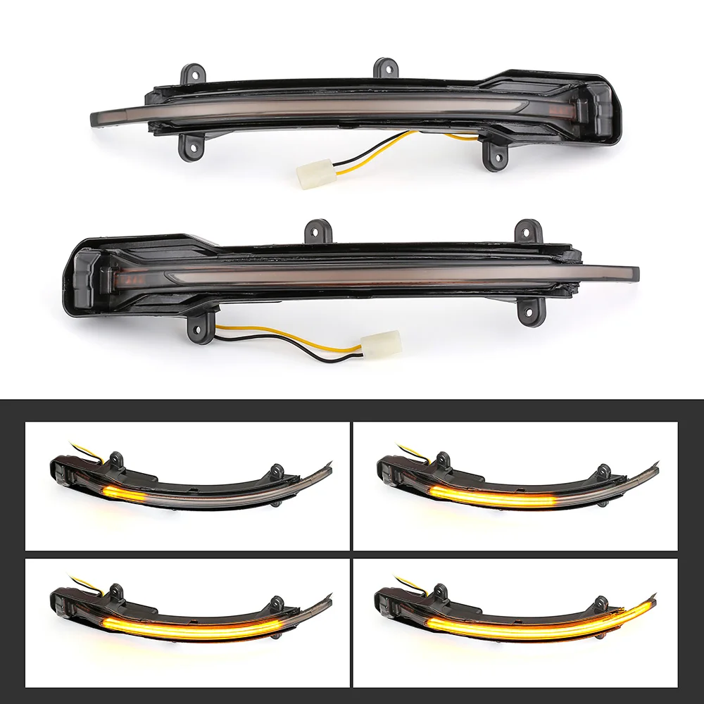 Dynamic LED Indicator Rearview Mirror Turn Signal Light Repeater