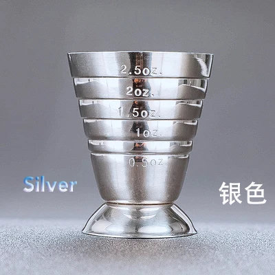 Stainless Steel Bar Cocktail Jigger Magic Jigger Bar Measures Multi Level Measuring Jigger