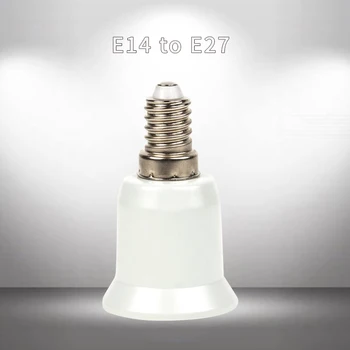 

2019 New Flame Retardant Materials Turn E14-E27 Conversion Head Turn The Small Screw Screw Lamp Holder E14 - E27 - Conversion