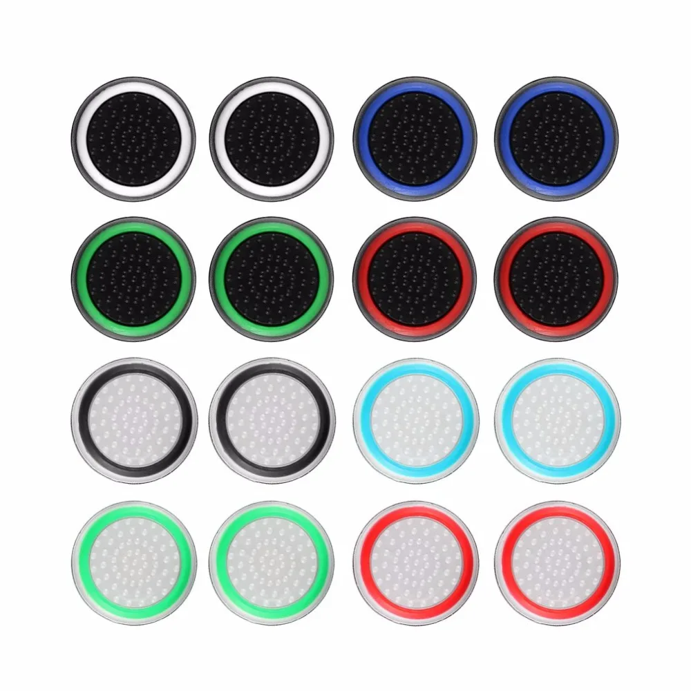 

2pcs Silicone Anti-slip Striped Gamepad Keycap Controller Thumb Grips Protective Cover for PS3/4 for X box One/360