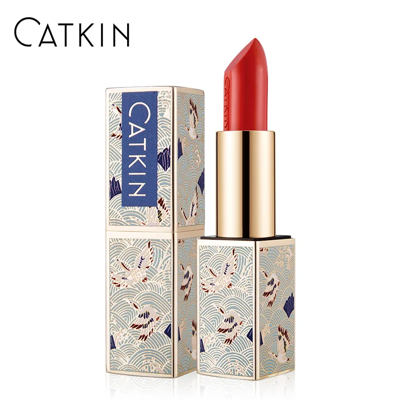 

CATKIN Eternal Love Rouge CO128 Hydrous Rouge Lipstick 3.8g Waterproof / Water-Resistant Nutritious Easy To Wear