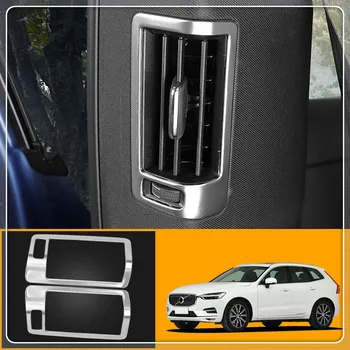

Car Styling Stainless Steel Rear Central Pillar Air Outlet Vent Cover Trim For Volvo XC60 2018 2019 / XC90 2015 2016 2017 2018