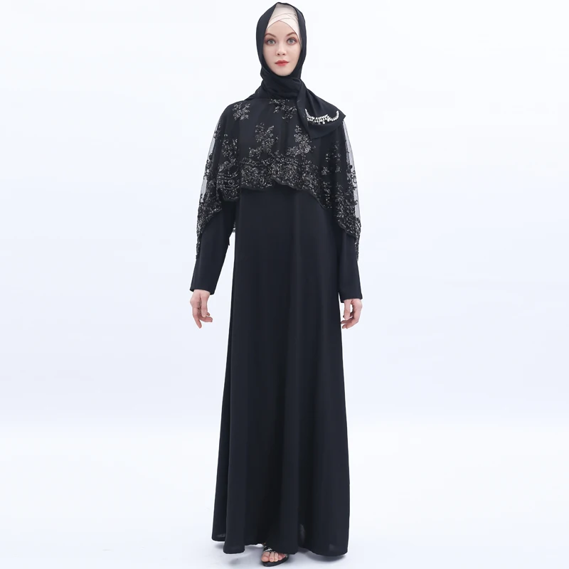 Vestidos Sequin арабский абайя Дубай пакистанский хиджаб мусульманское платье для