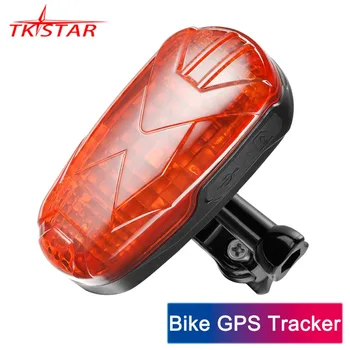 

TK906 GPS Tracker Bike LED Light Hidden Design GPS Locator For Bike Waterproof Standby 300 Hours Movement Alarm Software Free