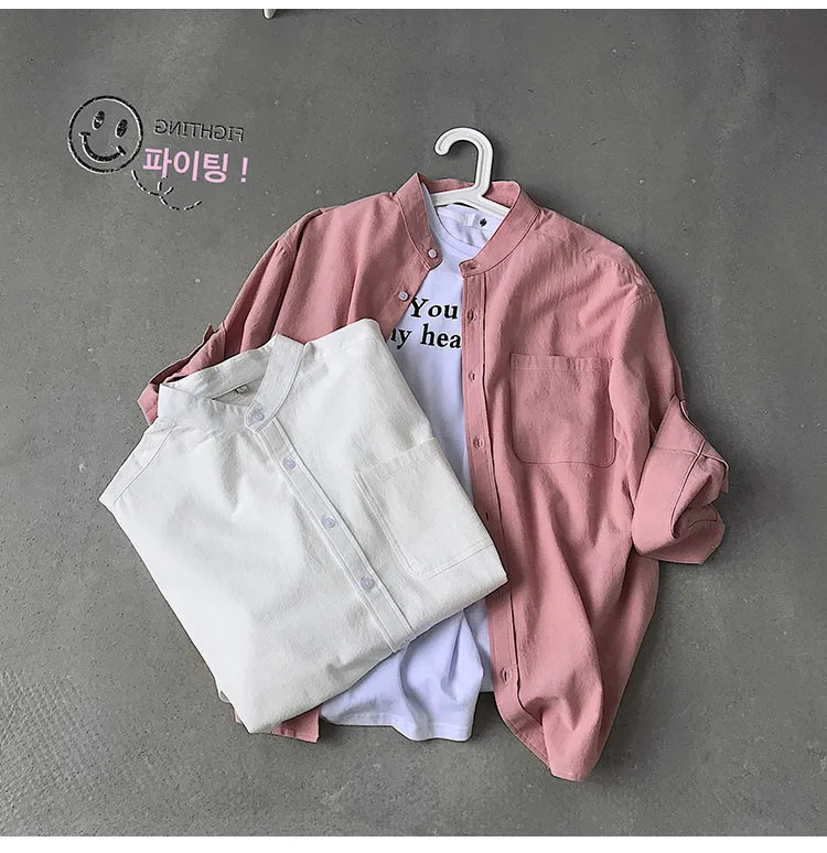 Повседневная белая мужская футболка с коротким рукавом, рубашки в Корейском стиле, мешковатые мужские топы, блузка, хлопковые винтажные Рубашки без воротника, 4XL 5XL