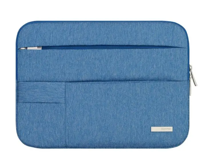 Nylon Laptop sleeve bag for MacBook 11 12 13 14 15.4 Solid Notebook Bag Case for Xiaomi Mac 11.6 13.3 Air Pro Retina