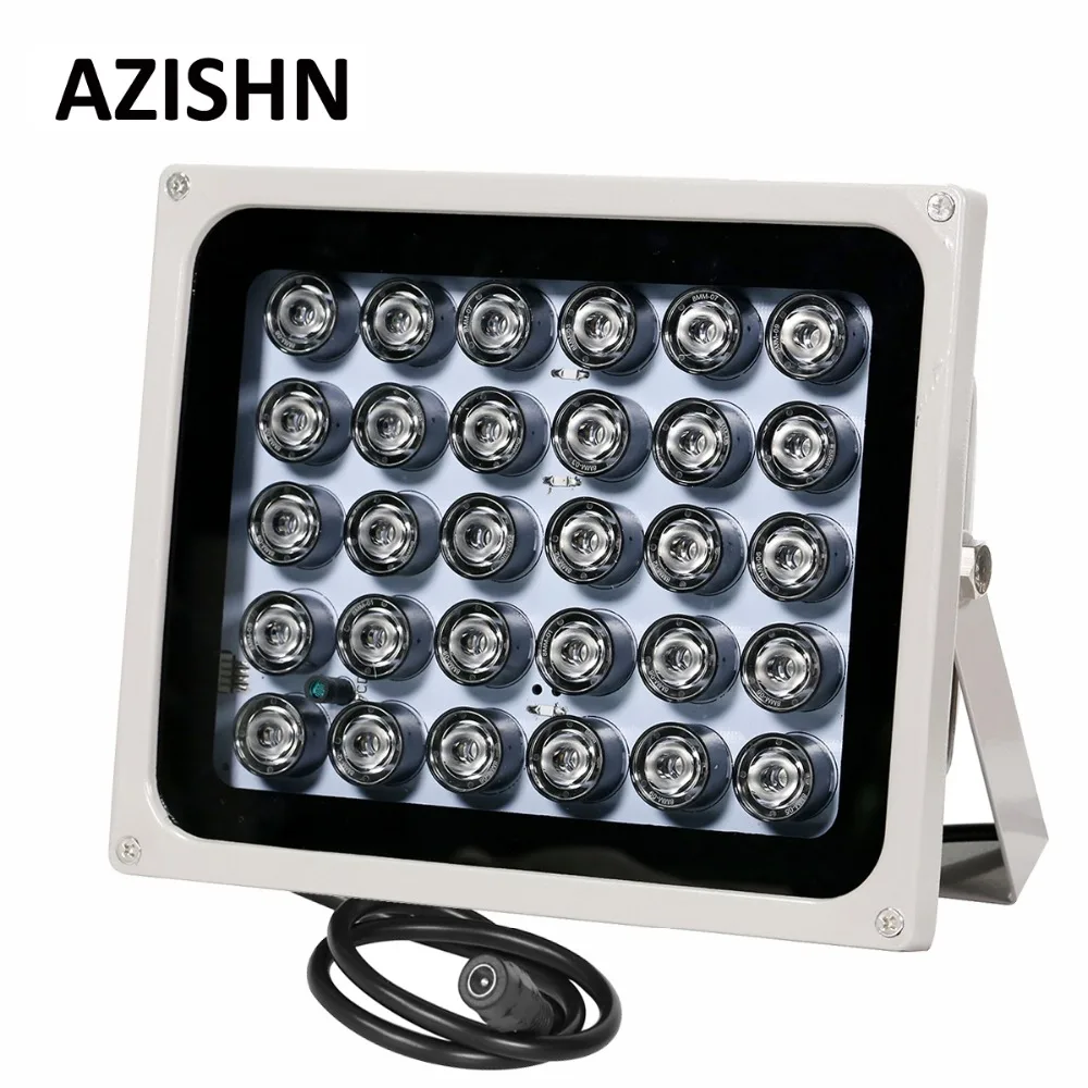 AZISHN светодиодный инфракрасный светильник для наружного видеонаблюдения 30