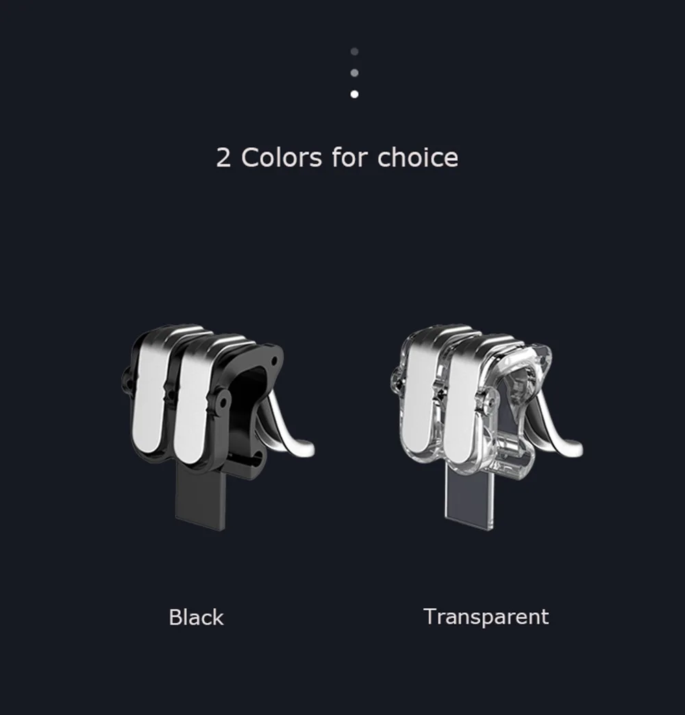  50pair W6 new concept six-finger linkage for PUBG Mobile Game Fire Button phone Gaming Trigger L1 R