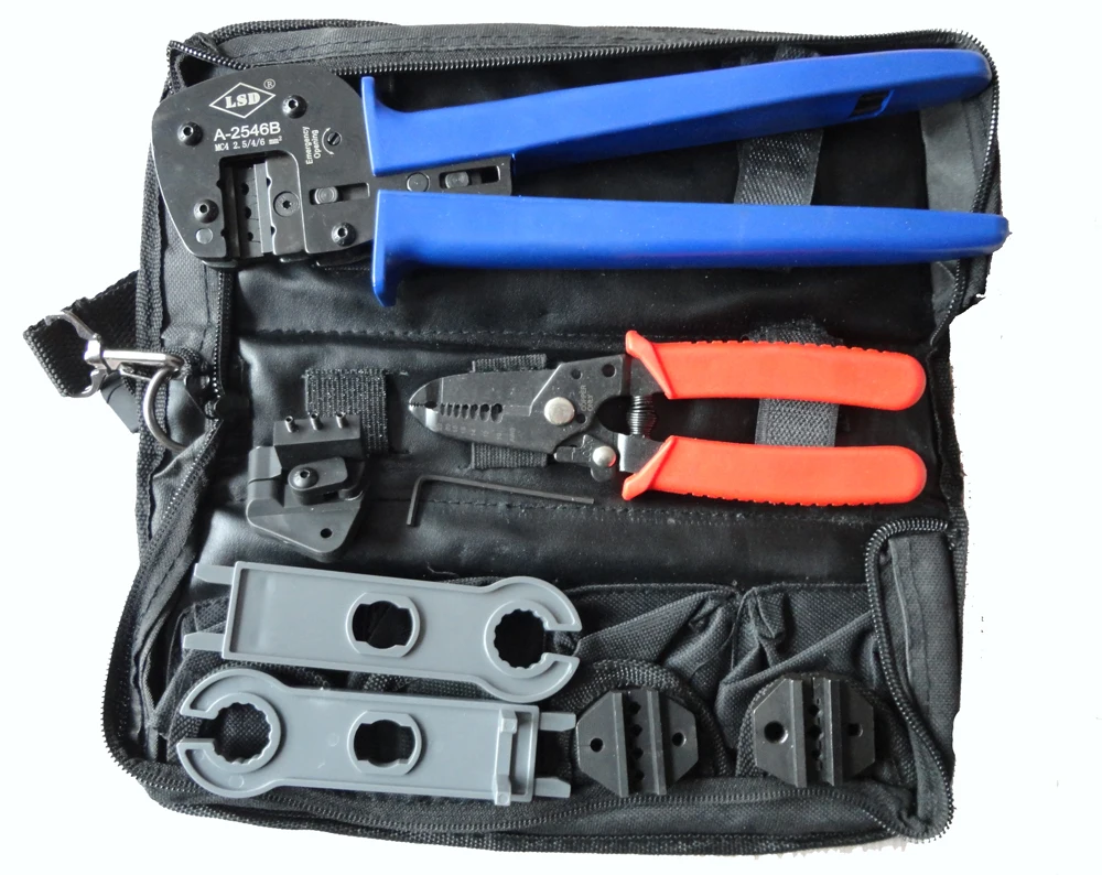 ISO90012008 A K2546B tool set MC4 crimping tool MC3 crimping die sets