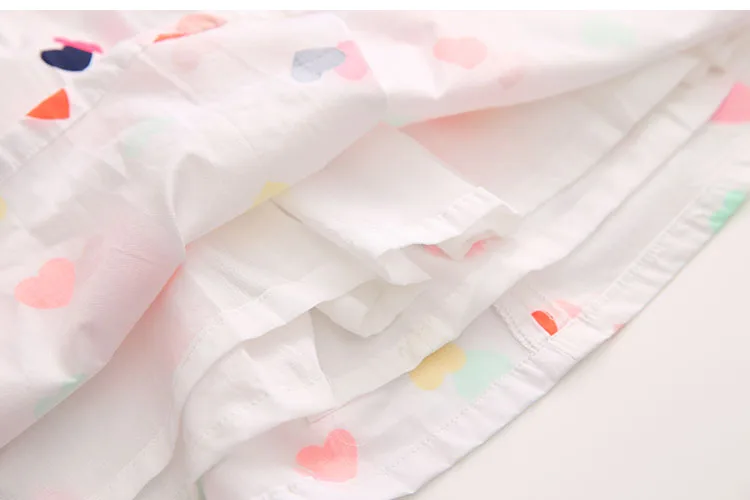 2018 Summer 3-12 Years Heart Shape Backless Love Print Sunny Princess Dance Ballet Pageant Prom Teenage Kids Party Dress Girls (11)