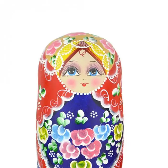 Красивый набор из 7 кукол милашка матрешки Matryoshka сумасшедшие русские куклы деревянные игрушки желаний