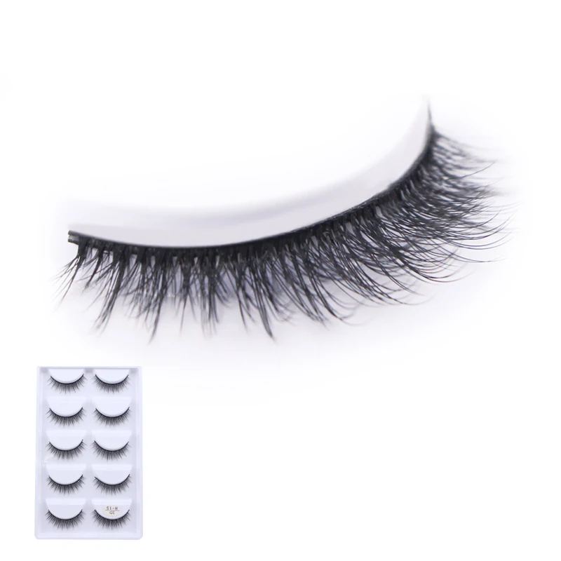Ferramentas de Beleza Caixa Vison Cabelo Natural Cruz Cílios Postiços Longo Bagunçado Maquiagem Falso Olho Extensão Compõem Maquiar 50 - 100 3d 34 cruz cílios postiços longo bagunçado maquiagem falso