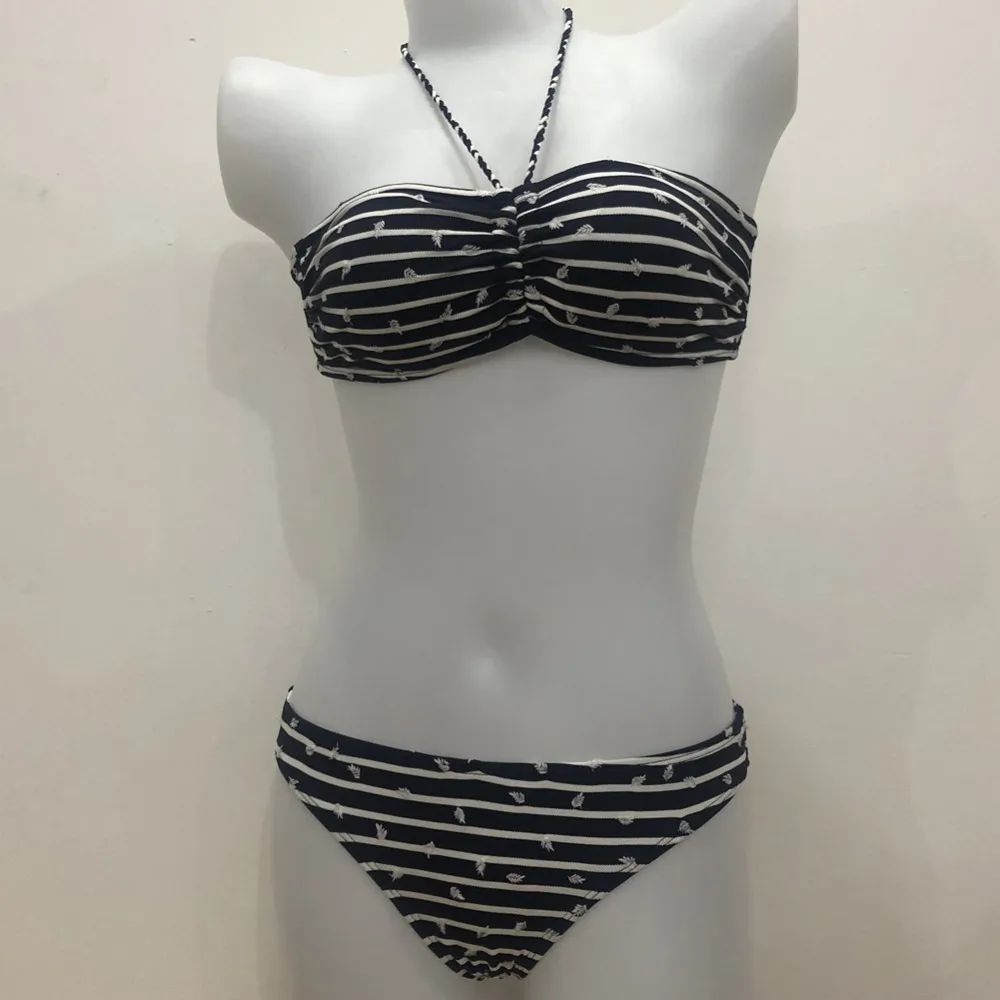 

AUYLVY 2019 Regular womens bikini set push up swimwear swimsuit Low Waist Blue Purple Bathing suit for women