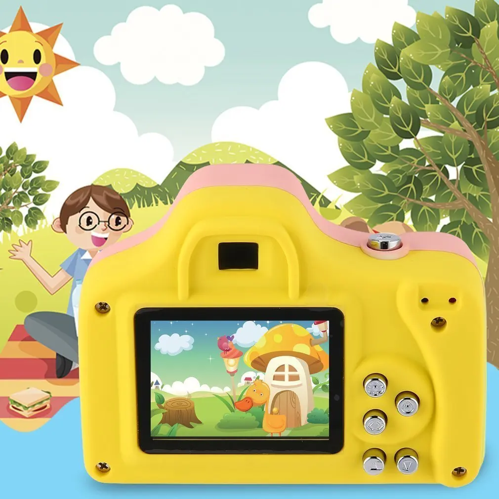 

1.5 Inch 2MP 1080P Mini Camera Digital Camera for Kids Baby Cute Cartoon Multi-function Toy Camera Children Best Gift