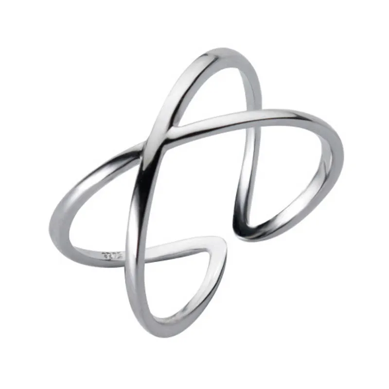 Trusta-100-925-Solid-Silver-X-Hollow-Cross-Open-Ring-Fashion-925-Rings-Sizable-Finger-Jewelry