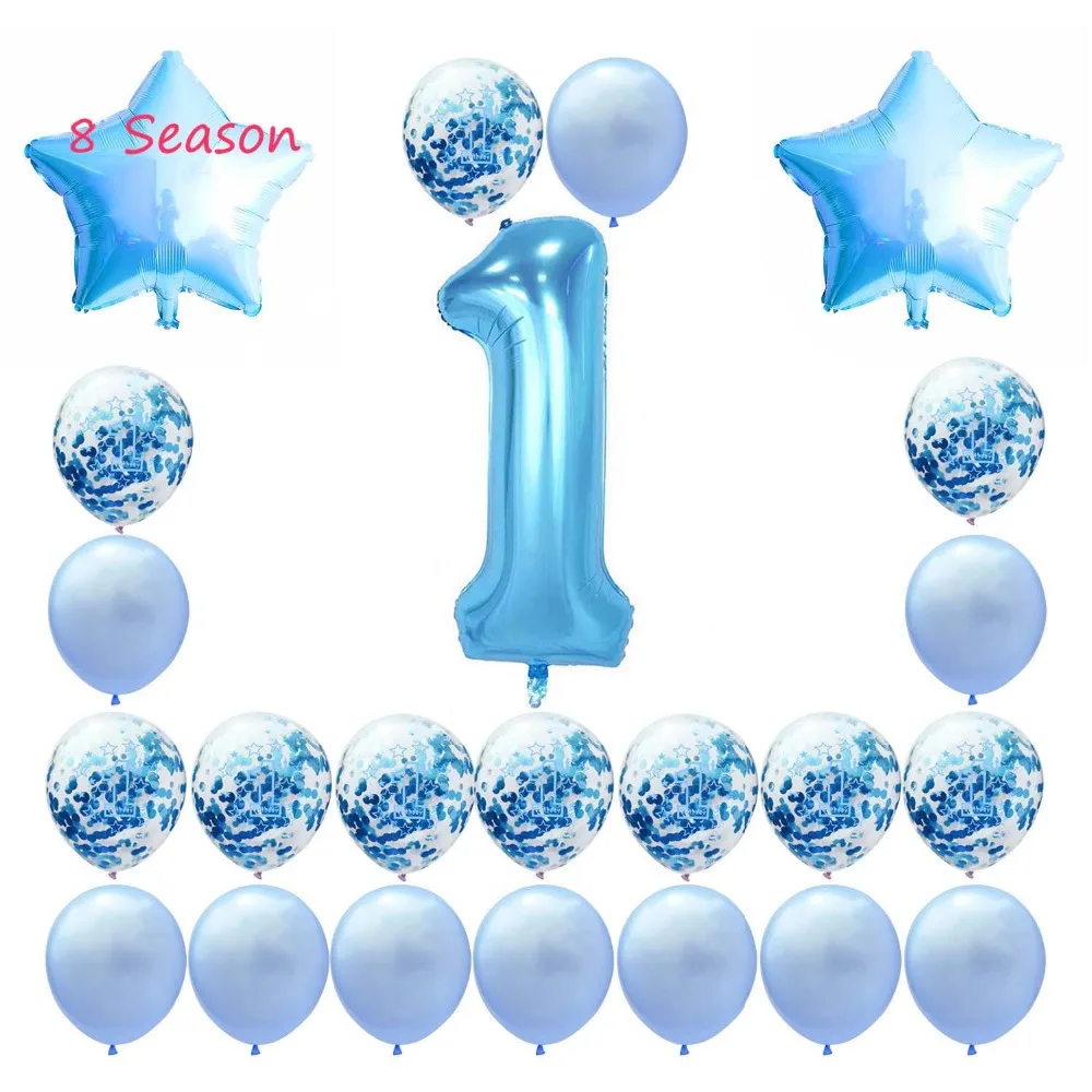 

8 Season First Birthday Partys Decoration 1st Birthday Baby Boy Girl Decoration Balloons For One Year Old Birthday Baby Shower