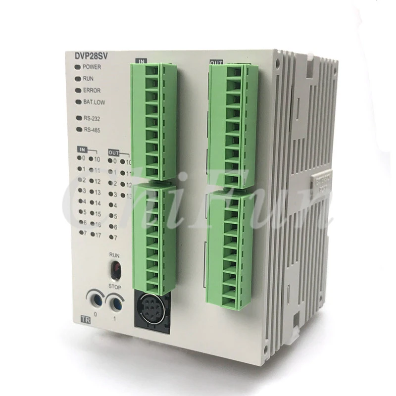 Оригинальный программируемый контроллер Delta DVP28SV11T2 / DVP28SV11R2 DC24V PLC 16DI 12DO бесплатная