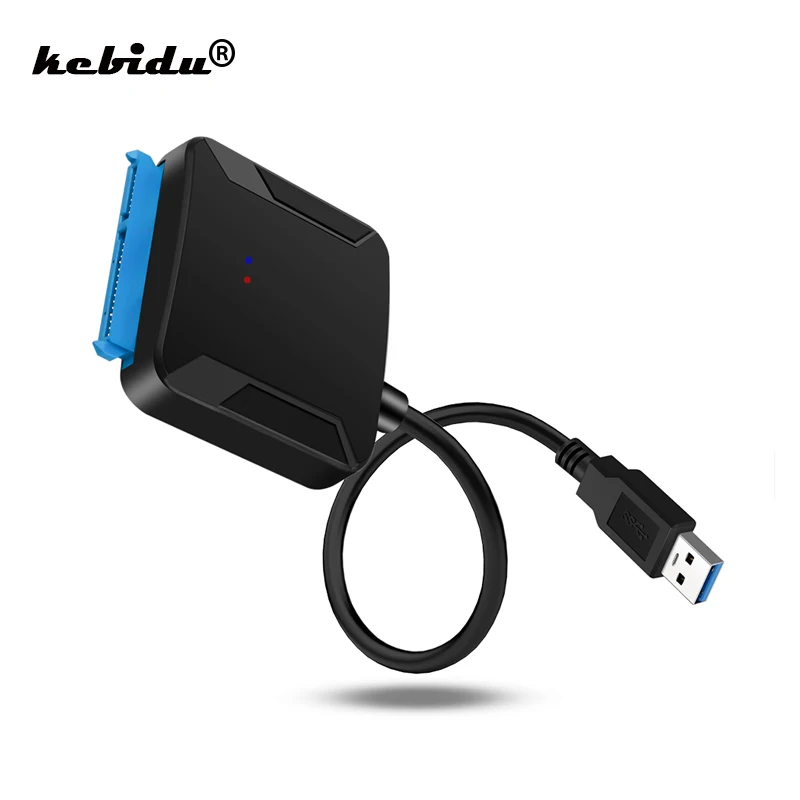 Переходник SATA USB3.0 кабель конвертер 22 pin USB 3 0 на без адаптера ЕС/США для жесткого