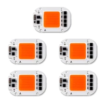 5PCS Full Spectrum LED COB Chip For Grow Plant Light 220V 110V 20W 30W 50W Phyto Lamp For Indoor Plant Seedling Grow and Flower