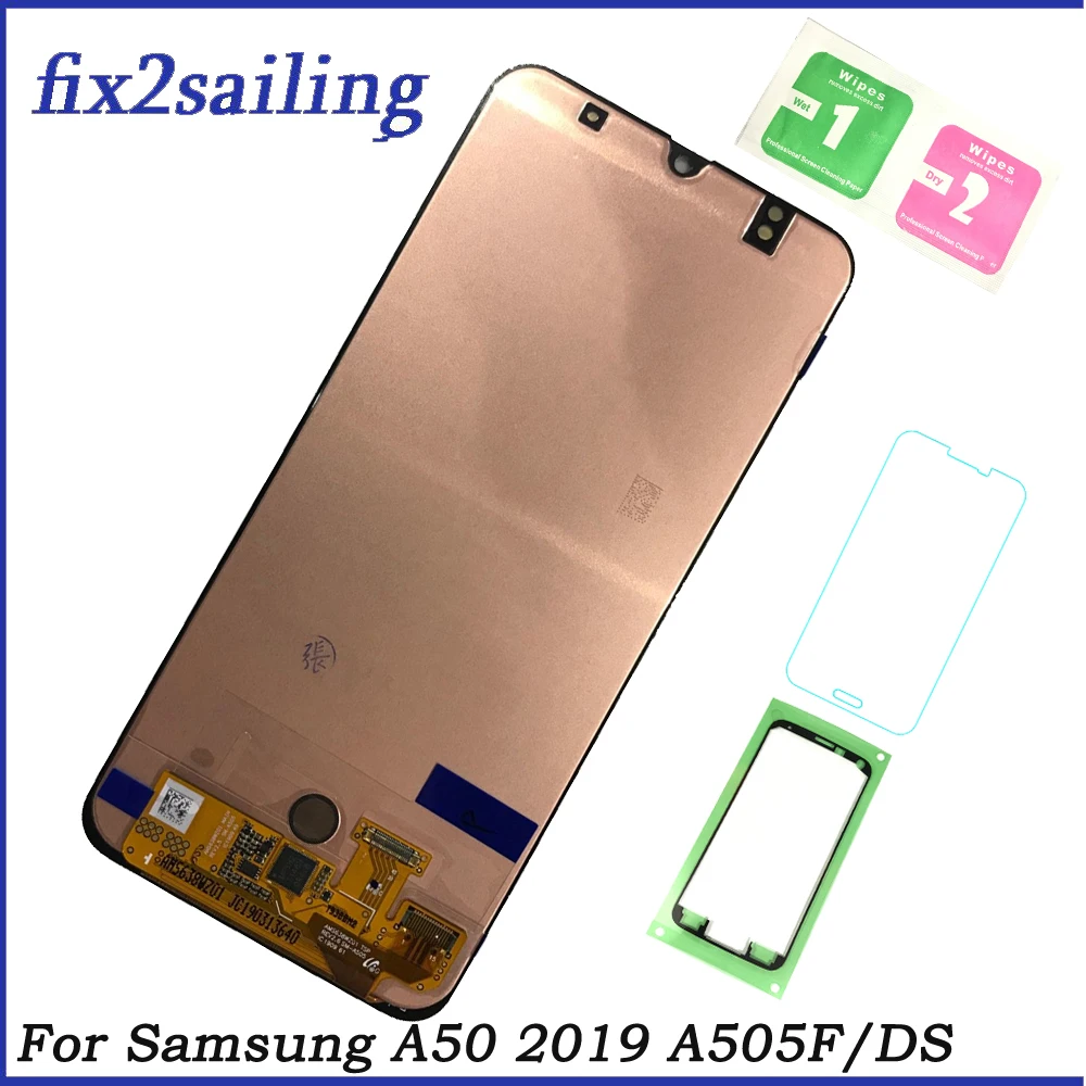 

LCDS For Samsung galaxy A50 2019 A505F/DS A505F A505FD A505A Lcd Display Screen Replacement Digitizer Assembly Free Shipping