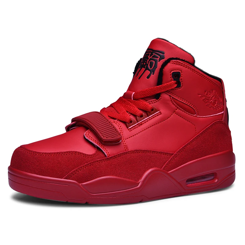 

Super New High Top Lace Up Men Casual Shoes Cushioning Shockproof Couple Georgetown Walking Outdoor Male Jogging Shoes