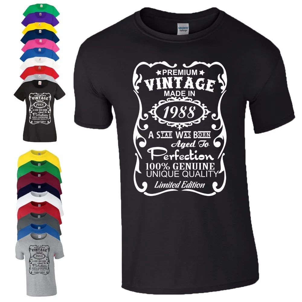 Funny Graphic Tees Men's Crew Neck Short Design T Shirts 30Th Birthday