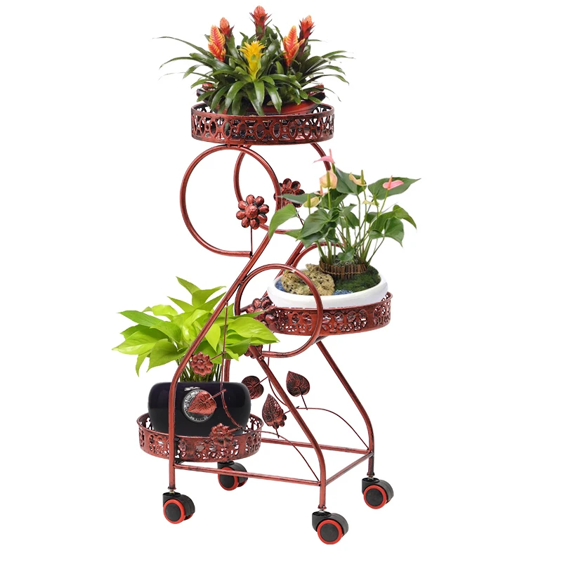 Porta Piante Varanda Decorer Balcone Decoration Metal Raflar Outdoor Sera Shelf Balcon Balkon Plant Stand Flower Iron Rack|Полки для