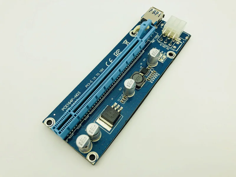 60 см USB 3 0 Mini PCI E к PCIe Райзер Express 16x расширитель карта адаптер SATA 6Pin кабель питания