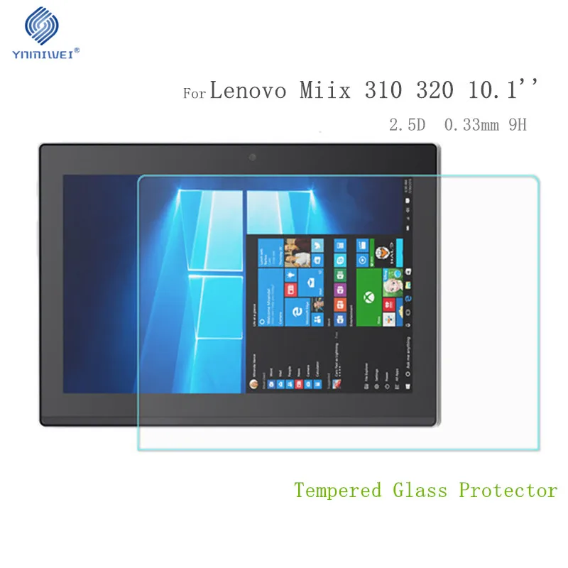 Miix 310 Стекло Экран протектор 2.5D царапинам для lenovo Miix 320 10,1 ''закаленное Стекло Экран flims