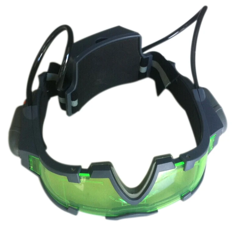 Горячие очки ночного видения зеленый тонированные линзы светодиодный свет для игры на открытом воздухе реквизит подарок 19ING