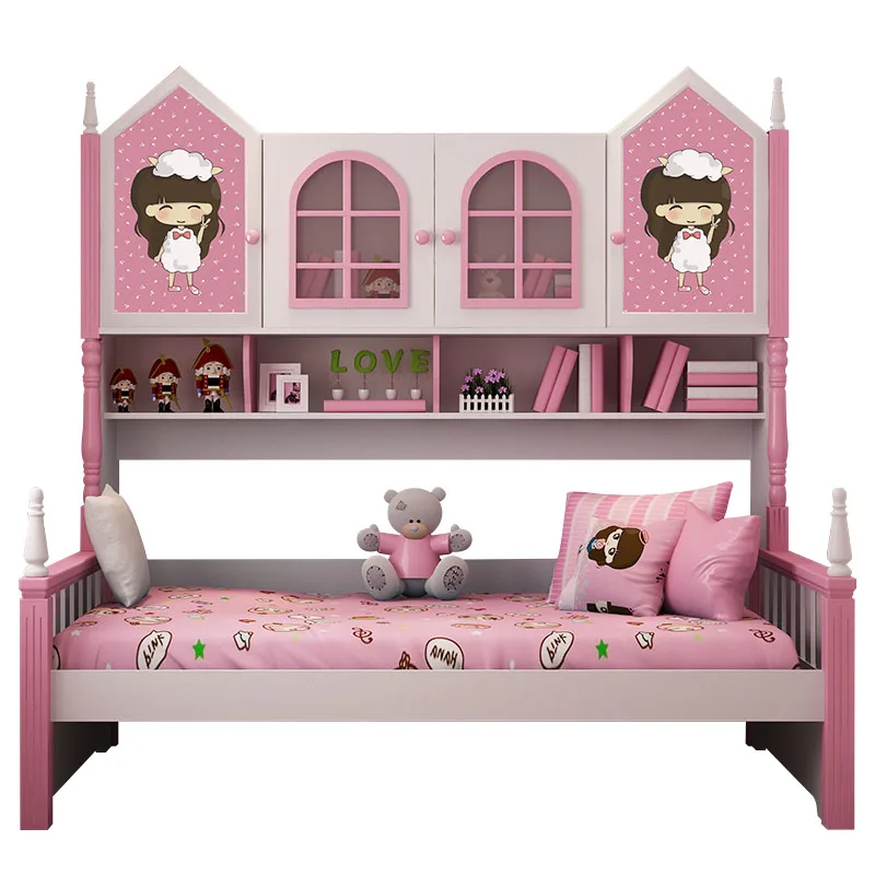 Us 823 0 Pink Color Princess Kids Bedroom Furnitures In Bedroom Sets From Furniture On Aliexpress