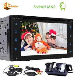 Android-dvd-плеер автомобиля 6.2 ''стерео GPS Навигации 2Din В тире Bluetooth головного устройства am/fm Радио Wi-Fi OBD2 + Беспроводной сзади Камера