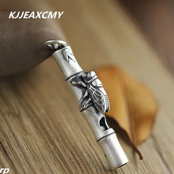 

KJJEAXCMY [Ming] silver jewelry boutique Zen handmade sterling silver jewelry pendant pendant 999 bamboo whistle