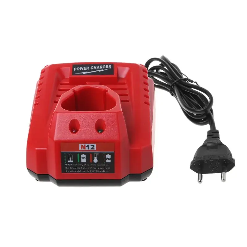 

For Milwaukee 10.8V 12V 3.0A Li-Ion Replacement Charger N12 48-59-2401 48-11-2402 Lithium-Ion Battery