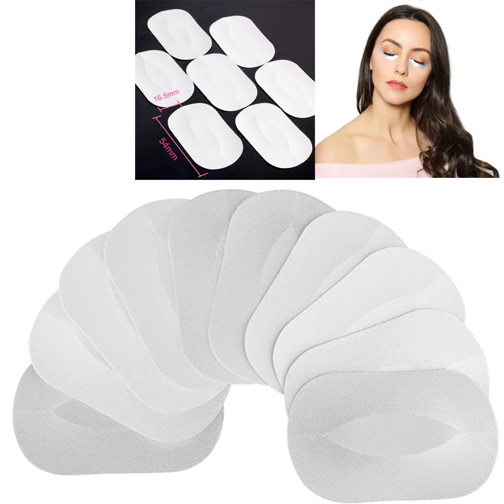 

BEAUTY7 50Pcs/Pack Silk&Lint Free Under Eye Patches Pads Stickers For Makeup Eyelashes Extension Pads Tips Stickers Beauty Tools