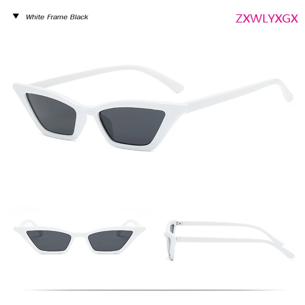 ZXWLYXGX новые тренды в Европе и Америке ретро солнцезащитные очки женские кошачий глаз очки красочные морской личности