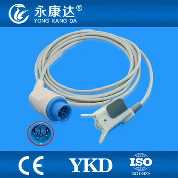 

Free Shipping A6 A8 Pediatric Finger Clip SpO2 Sensor Probe Suitable for BLT Biolight 9Pin, 3M