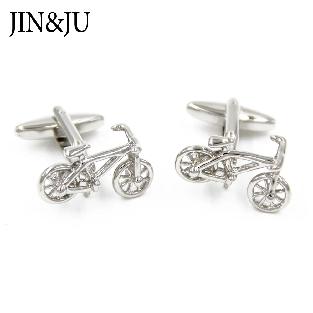 JIN & JU мужские ювелирные изделия хит продаж запонки для велосипедного дизайна