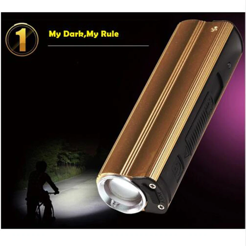 

2000lumens USB lamp multi-function 18650 LED rechargeable flashlight power bank Electronic cigarette lighter free shipping