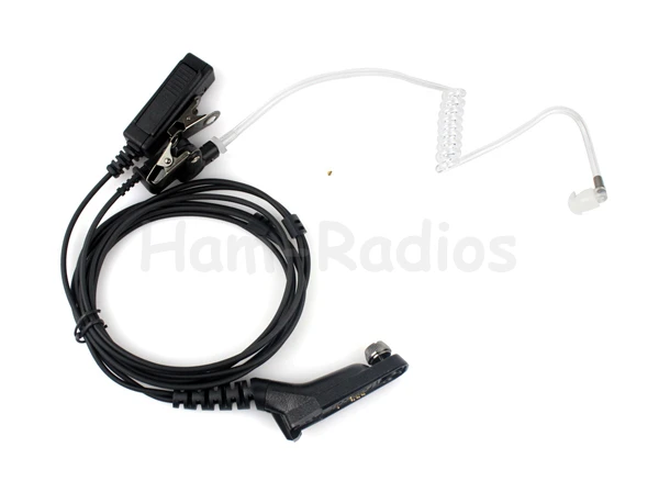 Covert Acoustic Tube Earpiece for Motorola Radios XPR6550 6500 XIR P8268 8260 DP3600 3400 New Black