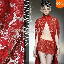 PQYY21 Неделя моды выдалбливают африканский гипюр кружева водорастворимые Химические кружева ткани для ткань для пэчворка хлопок