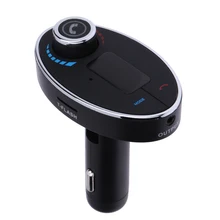 New Bluetooth car kit FM Transmitter Bluetooth MP3 12V auto Music auto MP3 Player speaker with Dual USB Charger Hands-free Cal