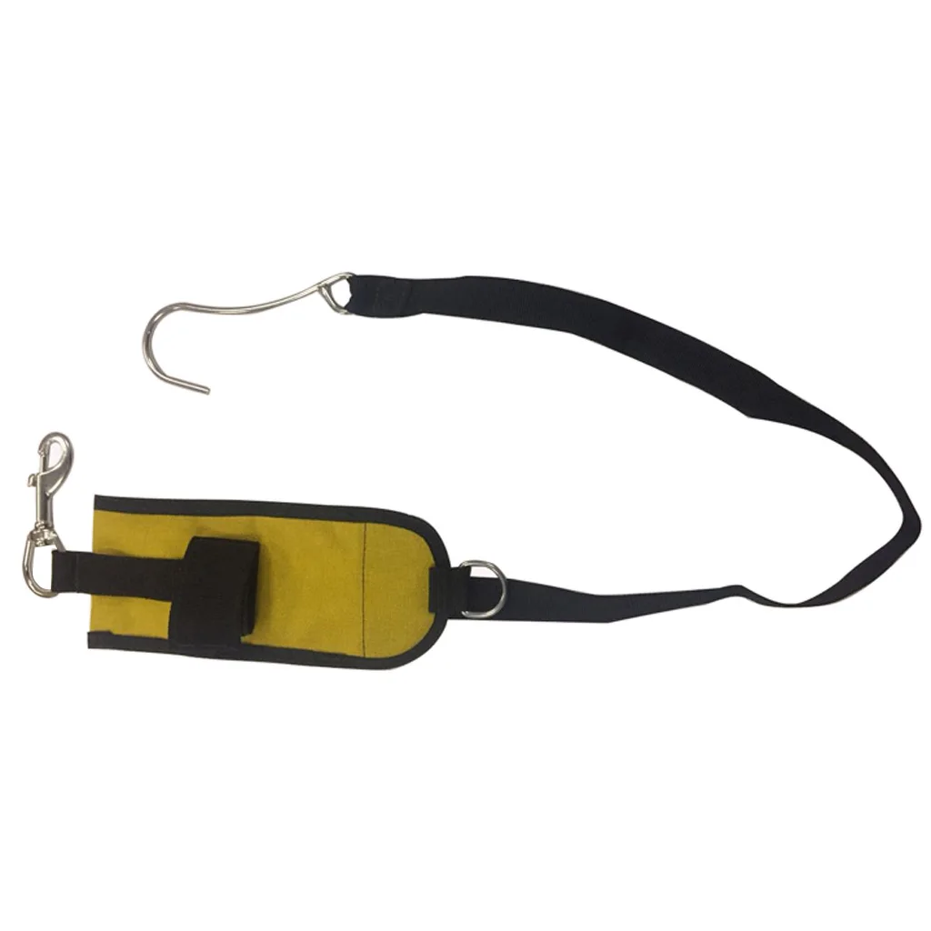 Dive Reef Hook, Heavy Duty Scuba Diving Drift Hook & Webbing Bolt Clip Carry Bag - 4Colors for Water Sports Swimming Free Diving