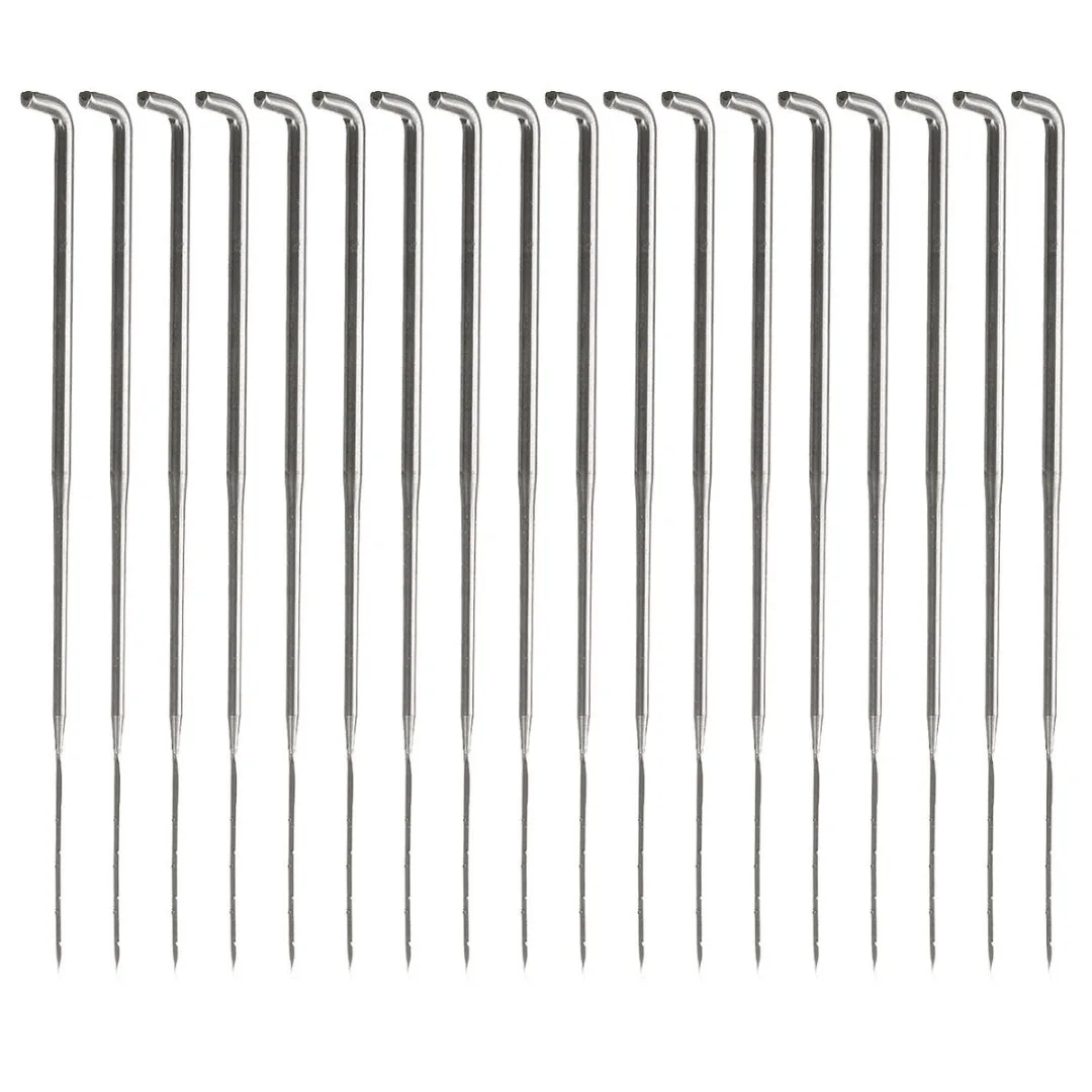 JX-LCLYL 18pcs 78mm Stainless Steel Needle Felting Kits Handle Holder Sewing Craft Tool