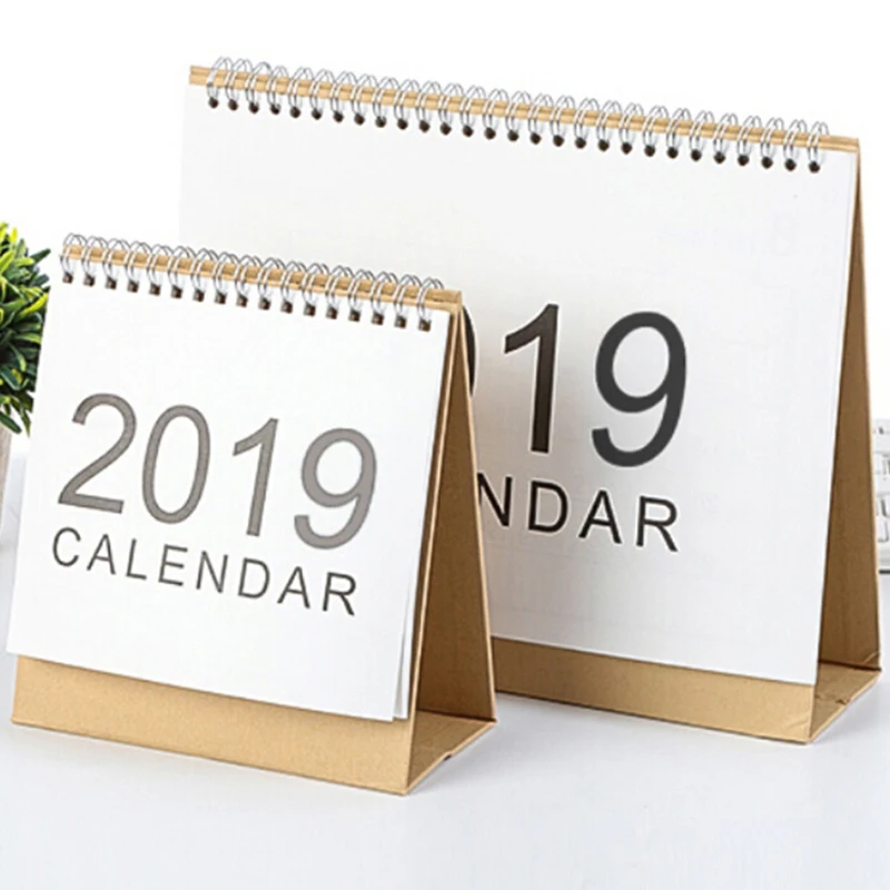 

New Arrival 1pc 2019 Table Calendar Weekly Planner Monthly Plan Monthly Plan With NOTES On the Back To Do List Desk Calendar