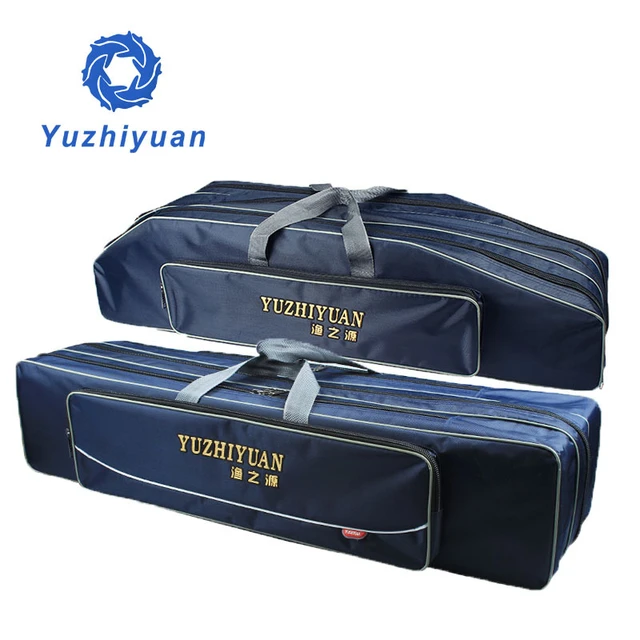 Yuzhiyuan 90cm canvas 3-layer fishing bag rod bag fishing tackle bag -  AliExpress