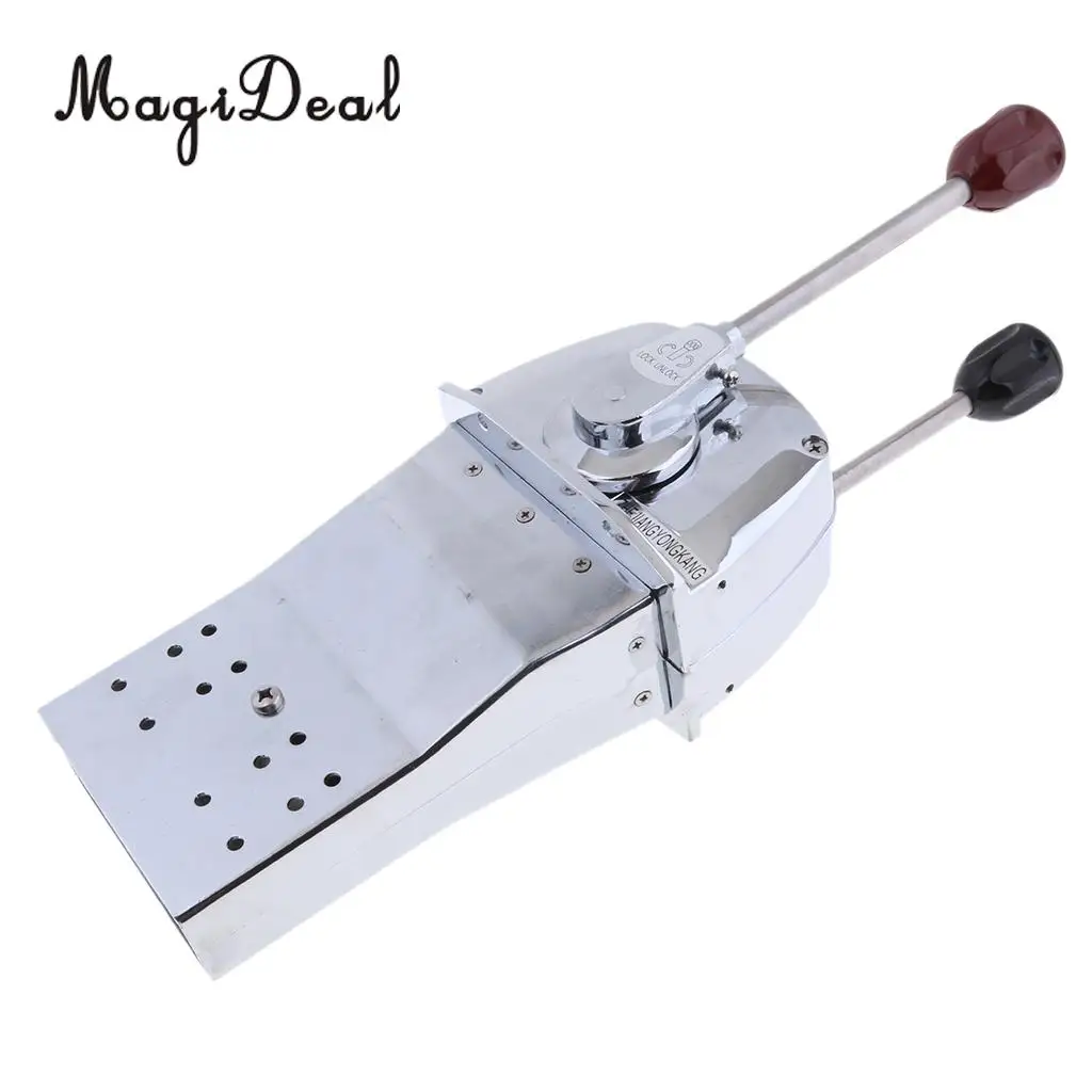MagiDeal Marine Durable YK6 Boat Control Lever Top Mount Marine Engine Throttle Control  for Kayak Canoe Boating Dinghy Yacht