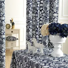 Хлопчатобумажная ткань с реактивной печатью скатерти занавески, подушки на заказ [Пастораль]