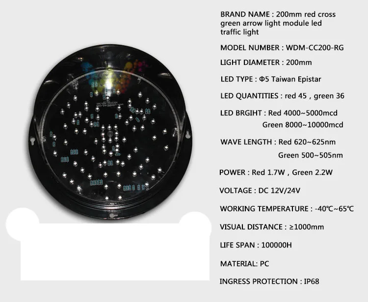 200 мм Красный Крест зеленая светодиодная стрела модуль светофора DC24V светодиодный свет светофора Замена для стоянки